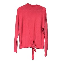 New Ann Taylor Womens Medium Pullover Wool Blend Sweater with Knot Pink ... - $20.06
