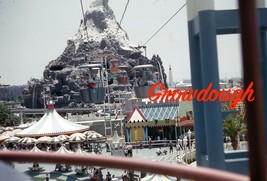 Original Disneyland Castle Skyway over Fantasyland Jungle Cruise 4 Photo Slides - £14.76 GBP