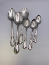 Oneida Stainless Steel CHATEAU 3 x Teaspoons & 3 x Serving Spoons - £39.95 GBP