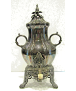 Early 20th Century Silver Plated Floral Pattern Sheffield Style Samovar - $337.84 CAD