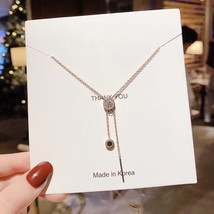 14K Rose Gold Plated Clock Pendant Necklace for Women - £9.58 GBP