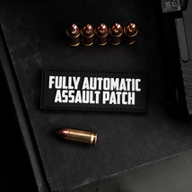 Fully Automatic Assault Patch PVC Morale Patch - £5.45 GBP