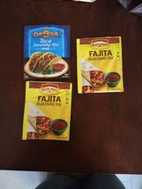 Taco Seasoning And 2 Packs Of Fajita Packs - $195.98 MXN