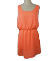 City Studio Sleeveless Strappy Beaded Tank Dress - Neon Salmon XL - £31.69 GBP