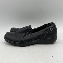 Sofft Aleria Womens Black Round Toe Slip On Casual Loafer Flats Size 6.5 M - £19.77 GBP