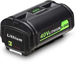 KUNLUN 40V 6.0Ah Lithium-ion Battery for Ryobi 40-Volt Collection Cordless Power - £66.33 GBP