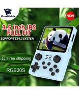Powkiddy New Rgb20s Handheld Game Console Retro Open Source System Rk3326 3.5-in - $147.99 - $177.49