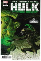 Immortal Hulk #43 Marvel Vs Alien Var (Marvel 2021) C2 &quot;New Unread&quot; Reprint - £8.27 GBP