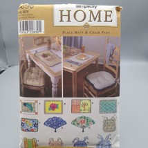 Vintage Sewing PATTERN Simplicity Home 8696, Home Decorating 1998 Place Mats - $10.70