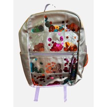 Wonder Nation Quilted Funfetti 17&quot; Backpack Bookbag Back To School Bag New - £16.21 GBP