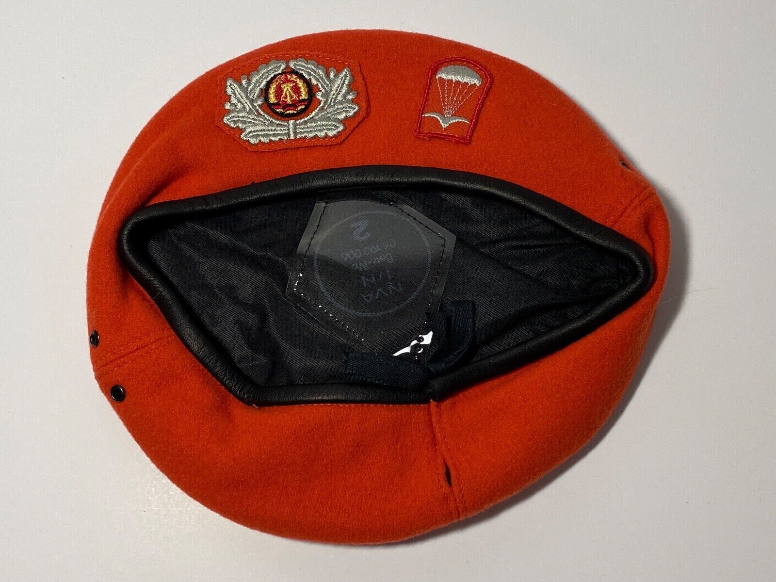DDR, EAST GERMANY, PARACHUTIST BERET, OFFICER, SERVICE DRESS, Fallschirm... - $195.00