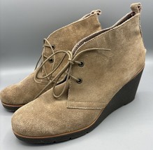 Sperry Harlow Suede Leather Chukka Wedge Ankle Boots Womens 11 M - $406.24 MXN