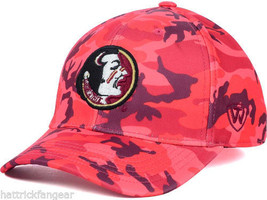 Florida State Seminoles TOW NCAA Gulf Camo Team Logo Stretch Fit Cap Hat - $18.99