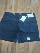 a.n.a. Mid Rise Twill Short In Black Size 4 - £23.79 GBP