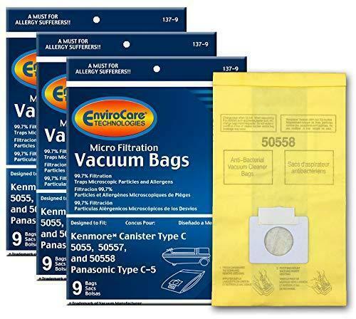 Primary image for EnviroCare Replacement Vacuum Bags for Kenmore Canister Q 50555, 50558, 50557 an