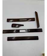 Vintage Lot Of Mercedes W123 Zebrano Walnut Wood Dashboard Trim - $2,073.02 MXN