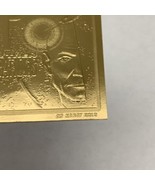 1996 23KT GOLD STAR TREK GENERATIONS MOVIE POSTER SCULPTURED TRADING CAR... - $218.93 MXN