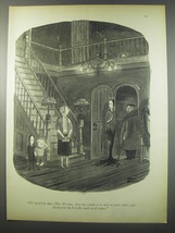 1956 Cartoon by Charles Addams - Morticia, Gomez, Pugsley and Wednesday - £14.81 GBP