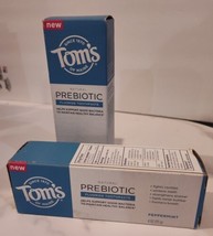 2x Tom&#39;s of Maine Natural Prebiotic Toothpaste, Peppermint 4 oz Exp 12/21  - £7.99 GBP