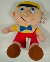 Vtg 80&#39;s Walt Disney Animated Classic Pinocchio 7” Plush With Tags - £7.04 GBP