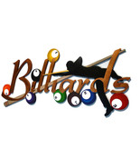 Billiards Wood Wall Sculpture Wall Hanging - 8 ball in wall art - Billia... - €234,17 EUR