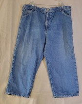 Polar King Men Flannel Lined Carpenter Jeans Size 44x30(23) Heavy Denim ... - $17.72