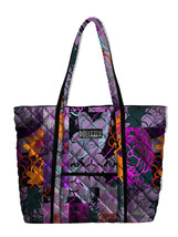 Simply Art Dolcezza: Digital Geometry Plush Mauve Tote Bag - £71.28 GBP