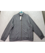 Calvin Klein Jacket Mens Size XL Gray Cotton Pockets Long Raglan Sleeve ... - £29.11 GBP