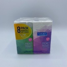 Lucky Super Soft 8 Pack Premium Quality Soft Tissues 10 Each Pack - £9.58 GBP