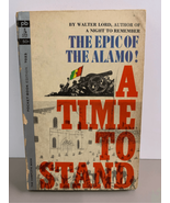 ALAMO History Book-A TIME TO STAND: by Walter Lord 1963 Pocket #7023 Ill... - £3.87 GBP