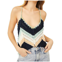 Free People Swim Up Crochet Tank Top in Summer Breeze - Size Extra Large - £71.22 GBP