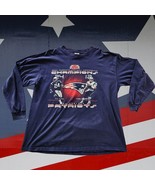 Vintage &#39;03 New England Patriots 2003 AFC Champions Longsleeve Shirt Bra... - €29,61 EUR