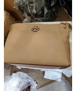 Tory Burch McGraw Chain-Shoulder Slouchy Tote Devon Sand - $361.35
