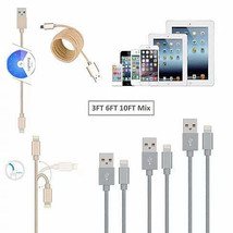 Type: Apple,Color: Silver - 3 to Tango Apple or Android Charging Cables ... - $46.27