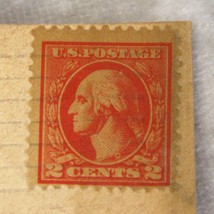 U S Postage 2 Cent Washington Red Line Authentic Rare Stamp on Envelope ... - $264.59