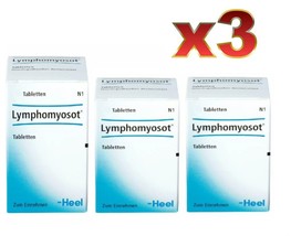 3 PACK Heel Lymphomyosot х50 tab homeopathic lymphostasis edema - $37.99