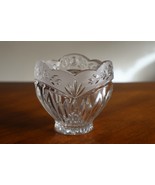 Vtg Oneida Southern Garden Crystal 3.75&quot; Votive Candle Holder Potpourri ... - $267.48 MXN
