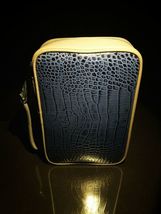 Brizard  Indigo Croco Pattern and Gray Leather with cutter & lighter ( Empty ) image 10