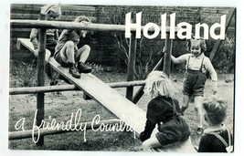 Holland A Friendly Country Booklet a Story in Pictures &amp; 3 Color Postcar... - $15.88