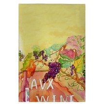 Betsy Drake Wine &amp; Grapes Guest Towel - £27.24 GBP