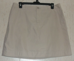 New Womens Woolrich Stone Beige Five Pocket Cargo Skirt Size 16 - £26.28 GBP