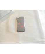 Pewter PINK Glitter Heart iPhone 6 HH607 - $18.76