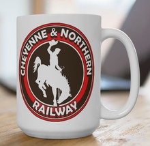 The Cheyenne and Northern Railway Railroad 15 oz Coffee Mug - $9.49