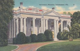 Tallahassee FL Florida Governor&#39;s Mansion Postcard E04 - £2.35 GBP