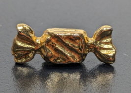 Vintage Small - Gold Tone - Wrapped Candy Lapel Pin - £11.07 GBP