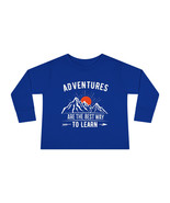 Toddler Adventure Long-Sleeve Tee: Learn and Explore with Style - £21.81 GBP
