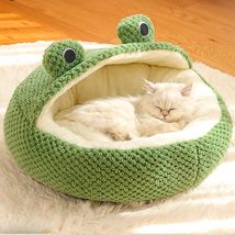 BINGOHM Dog Bed Cat Bed, Comfy Calming Dog Beds Medium Washable, Anxiety Bed Plu - $35.77