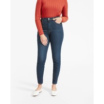 Everlane The Authentic Stretch High-Rise Skinny Jeans Dark Blue Wash 23 - £15.16 GBP