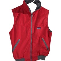 Patagonia Kids Youth Size S Small (7-8) Red  Full Zip Vest Fleece Inside... - $29.69