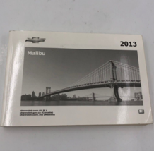2013 Chevrolet Malibu Owners Manual Handbook OEM P03B26003 - $14.84